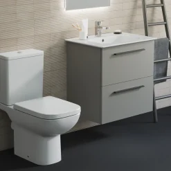 Ideal Standard i.life A 640mm Wall Mounted 2 Drawer Vanity Unit & Basin