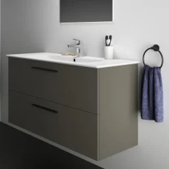 Ideal Standard i.life A 1240mm Wall Mounted 2 Drawer Vanity Unit & Basin