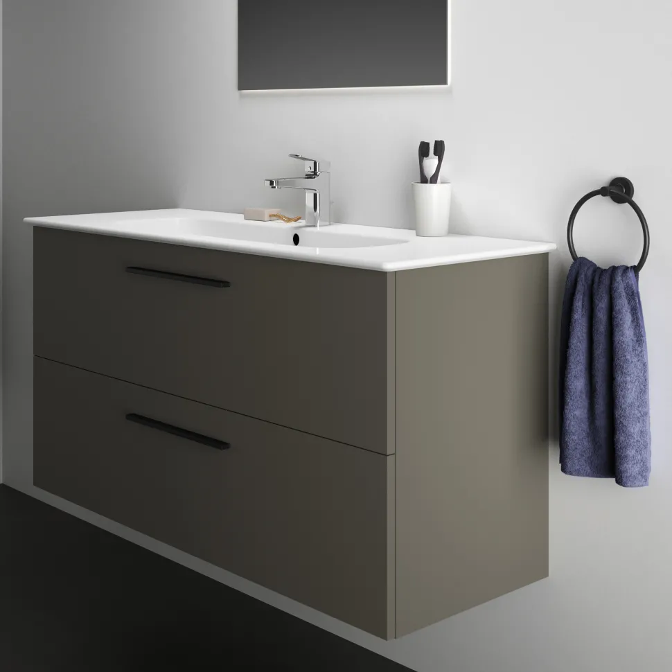 Ideal Standard i.life A 1240mm Wall Mounted 2 Drawer Vanity Unit & Basin