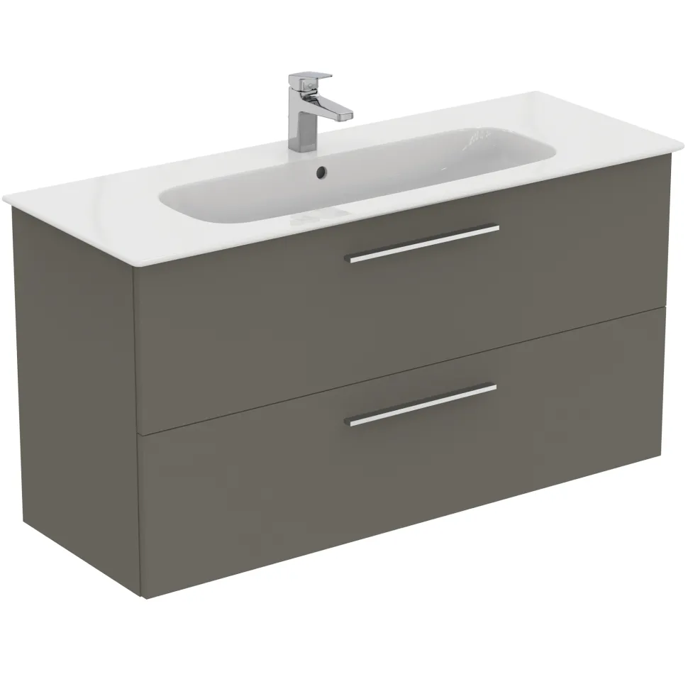 Ideal Standard i.life A 1240mm Wall Mounted 2 Drawer Vanity Unit & Basin