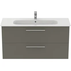 Ideal Standard i.life A 1240mm Wall Mounted 2 Drawer Vanity Unit & Basin