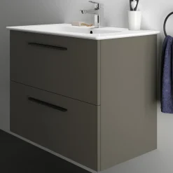 Ideal Standard i.life A 840mm Wall Mounted 2 Drawer Vanity Unit & Basin