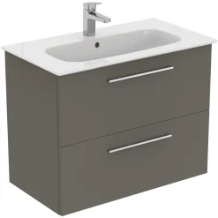 Ideal Standard i.life A 840mm Wall Mounted 2 Drawer Vanity Unit & Basin