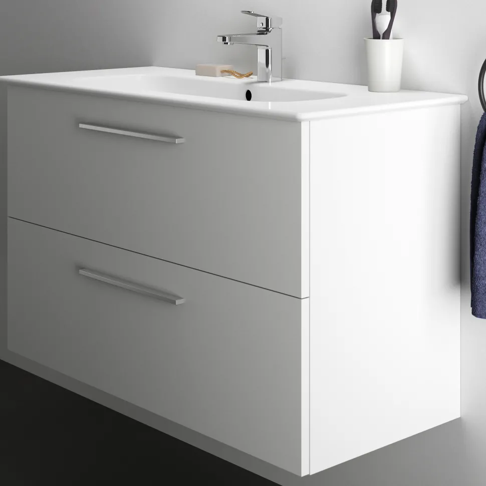 Ideal Standard i.life A 1040mm Wall Mounted 2 Drawer Vanity Unit & Basin