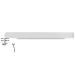 Ideal Standard i.life A & S Compact Wrap Over White Toilet Seat - Square