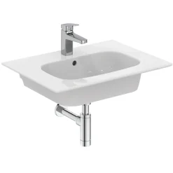 Ideal Standard i.life A Wall Hung Basin & Chrome Bottle Trap