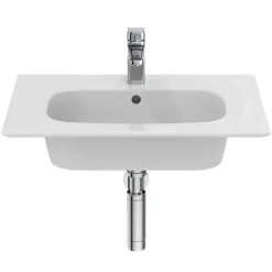 Ideal Standard i.life A Wall Hung Basin & Chrome Bottle Trap