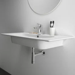 Ideal Standard i.life A Wall Hung Basin & Chrome Bottle Trap