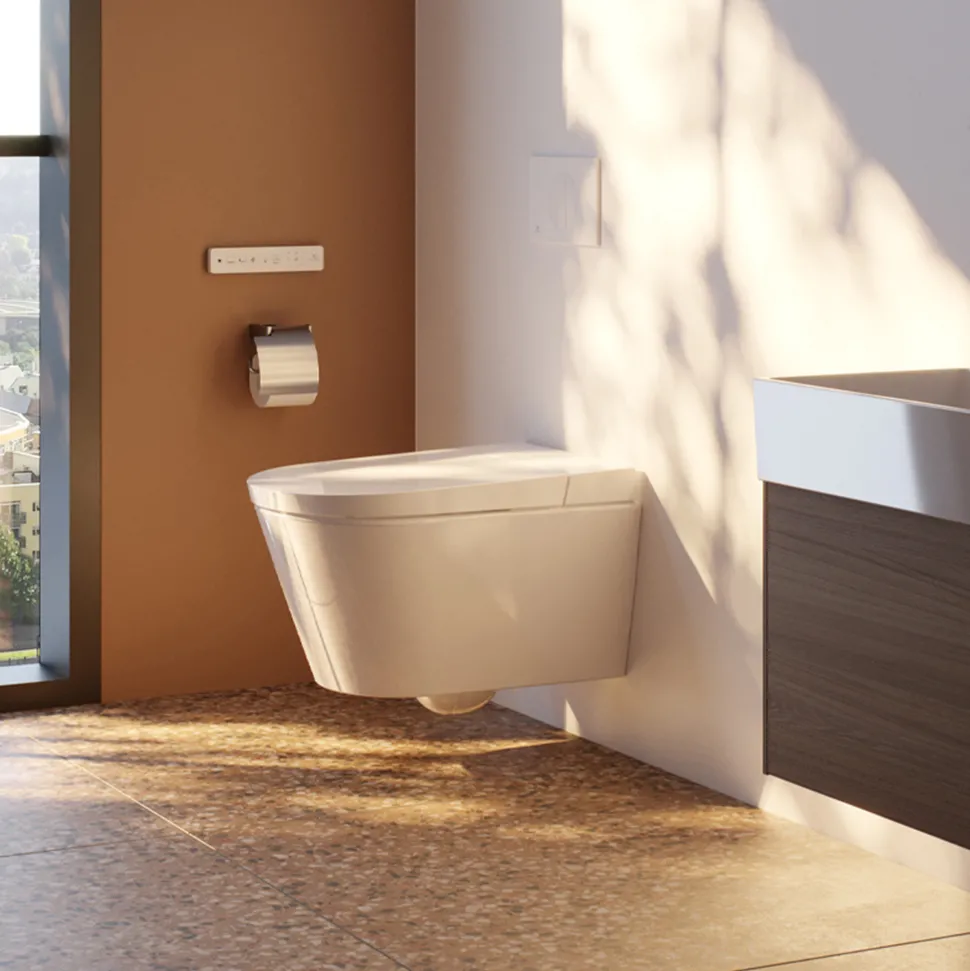 Ideal Standard i.life E Wall Hung Smart Toilet With Soft Close Seat & Remote Control