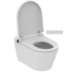 Ideal Standard i.life E Wall Hung Smart Toilet With Soft Close Seat & Remote Control