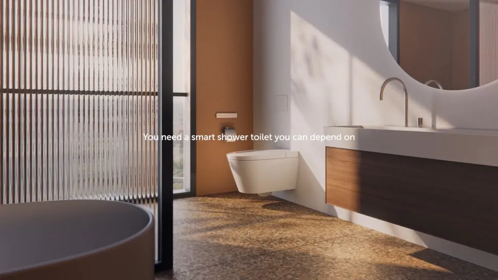 Ideal Standard i.life E Wall Hung Smart Toilet With Soft Close Seat & Remote Control