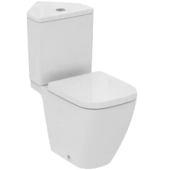 Ideal Standard i.life S Compact Corner Close Coupled Rimless Toilet with Soft Close Seat