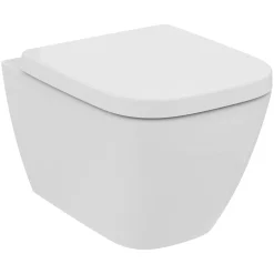 Ideal Standard i.life S Compact Wall Hung Rimless Toilet with Soft Close Seat