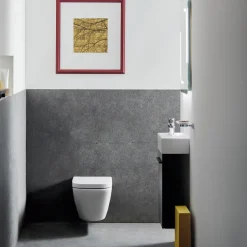 Ideal Standard i.life S Compact Wall Hung Rimless Toilet with Soft Close Seat