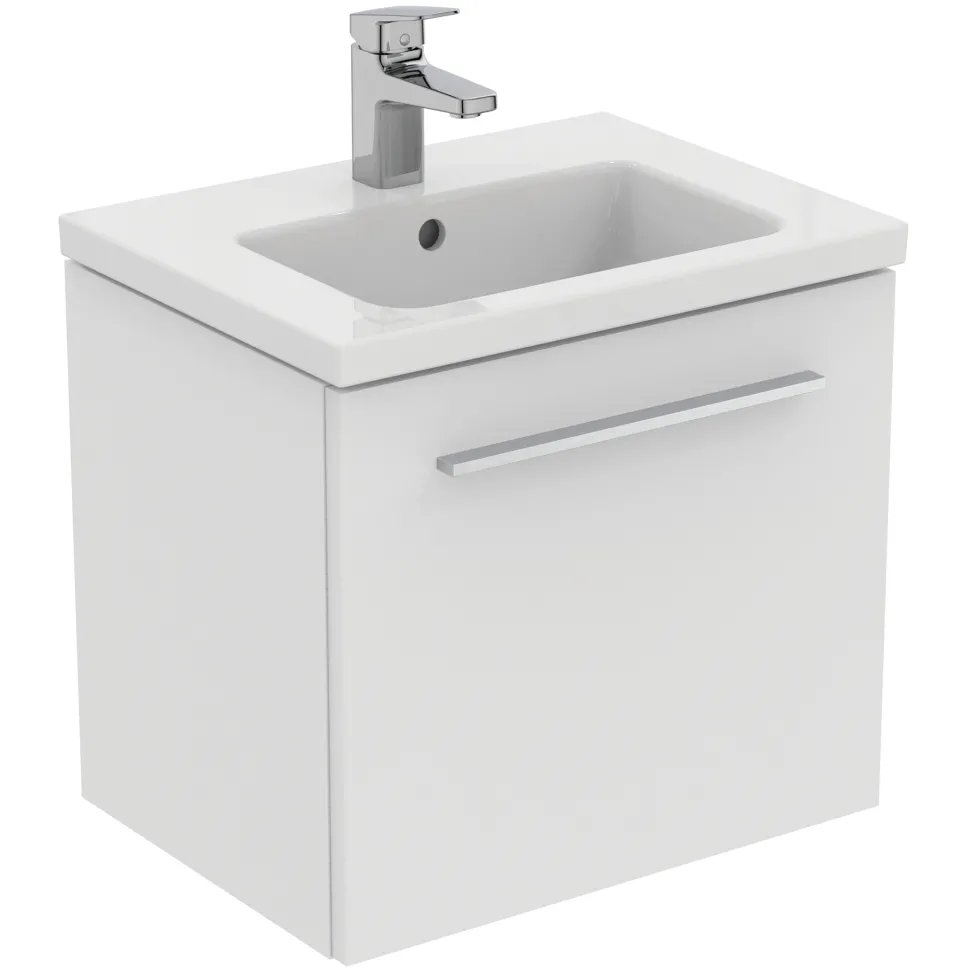 Ideal Standard i.life S 500mm Wall Mounted 1 Drawer Compact Vanity Unit & Basin