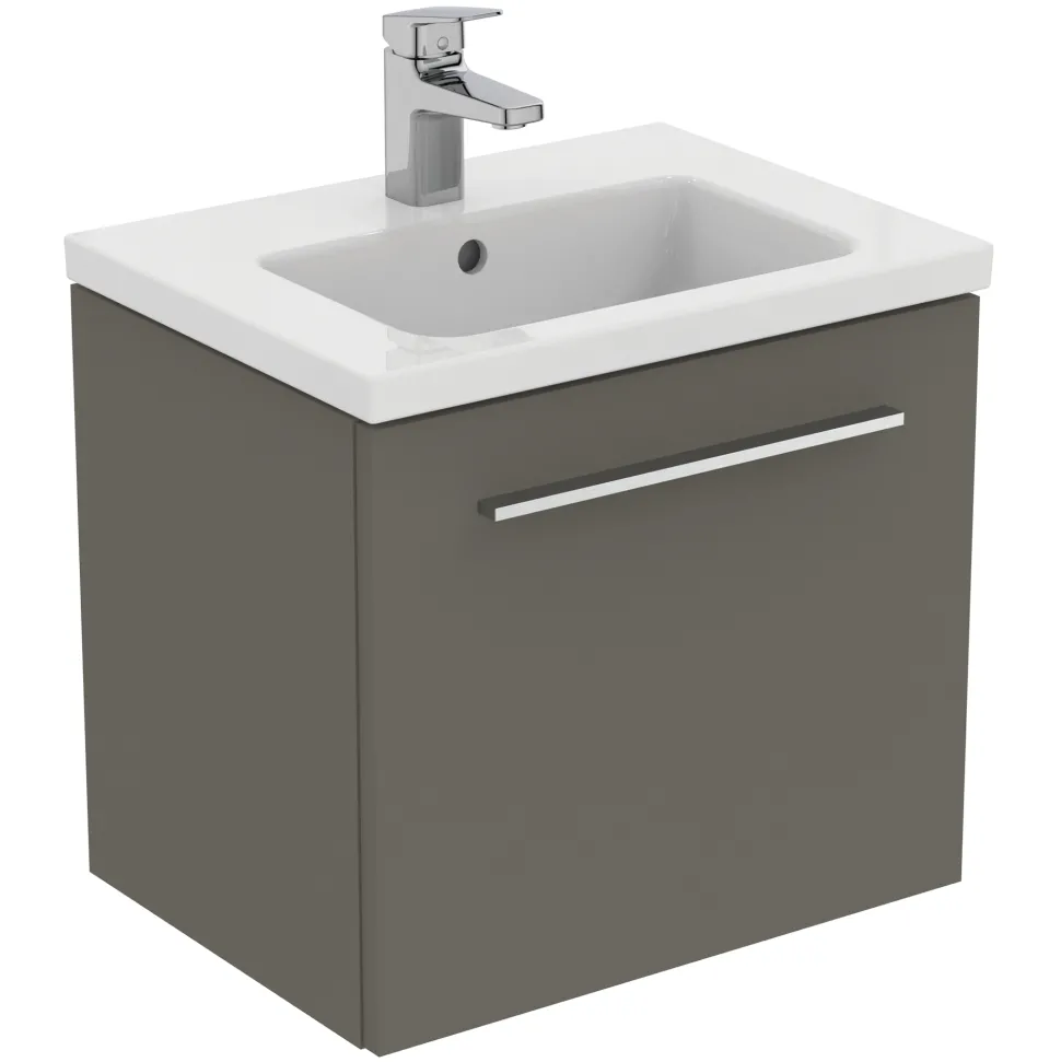 Ideal Standard i.life S 500mm Wall Mounted 1 Drawer Compact Vanity Unit & Basin