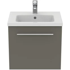 Ideal Standard i.life S 500mm Wall Mounted 1 Drawer Compact Vanity Unit & Basin