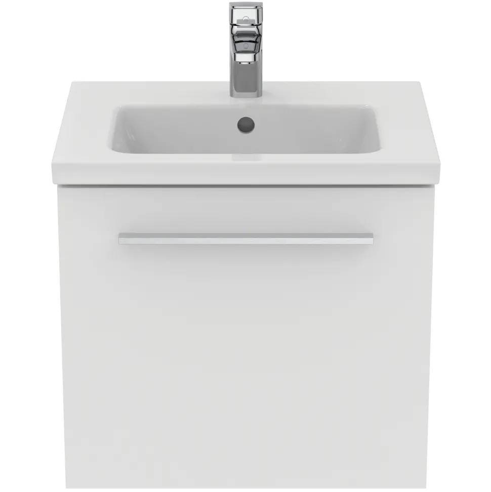 Ideal Standard i.life S 500mm Wall Mounted 1 Drawer Compact Vanity Unit & Basin