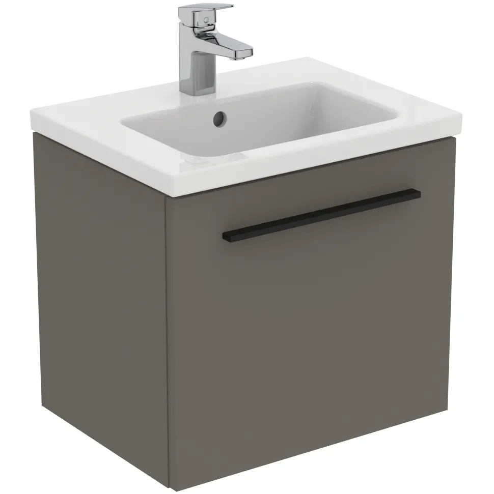 Ideal Standard i.life S 500mm Wall Mounted 1 Drawer Compact Vanity Unit & Basin