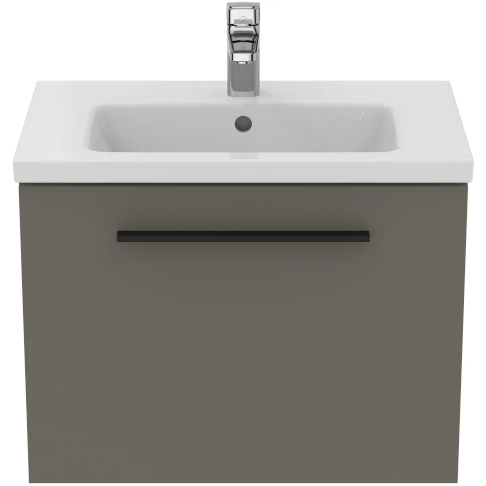 Ideal Standard i.life S 600mm Wall Mounted 1 Drawer Compact Vanity Unit & Basin