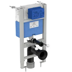 Ideal Standard ProSys WRAS Approved Wall Hung 820mm WC Frame, Concealed Cistern & Chrome Dual Flush Plate