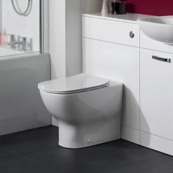Ideal Standard Tesi Back to Wall Toilet with Aquablade® Flush Technology & Soft Close Seat