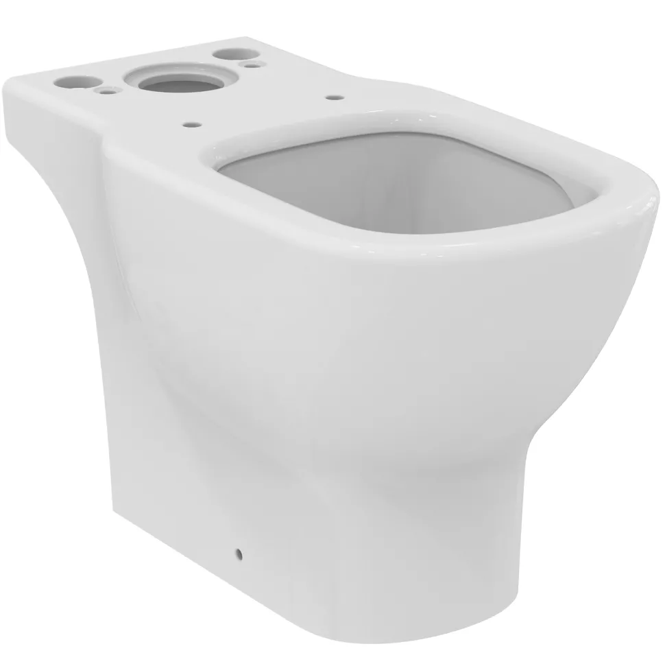 Ideal Standard Tesi Close Coupled Toilet with Aquablade® Flush Technology & Soft Close Seat