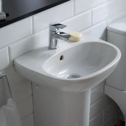 Ideal Standard Tesi 450mm Basin & Semi Pedestal