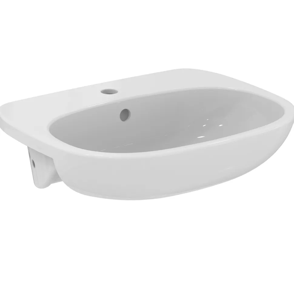 Ideal Standard Tesi Semi Recessed Countertop Basin & Bottle Trap
