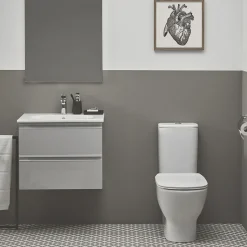 Ideal Standard Tesi Wafer Thin Soft Close Toilet Seat with Quick Release Hinges