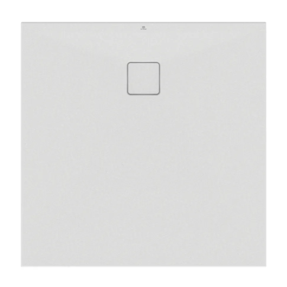 Ideal Standard Ultra Flat Evo Square Anti-Slip Acrylic Shower Tray with Offset Waste - 4 Sizes