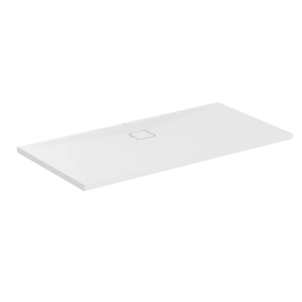 Ideal Standard Ultra Flat Evo Rectangular Anti-Slip Acrylic Shower Tray with Offset Waste - 4 Sizes