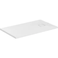 Ideal Standard Ultra Flat Evo Rectangular Anti-Slip Acrylic Shower Tray with End Waste - 5 Sizes