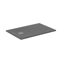 Ideal Standard Ultra Flat S+ Concrete Grey Rectangular Anti-Slip Stone Resin Shower Tray - 7 Sizes