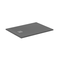 Ideal Standard Ultra Flat S+ Concrete Grey Rectangular Anti-Slip Stone Resin Shower Tray - 7 Sizes