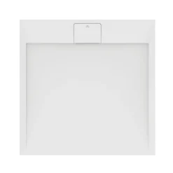 Ideal Standard Ultra Flat S i.life Pure White Square Anti-Slip Stone Resin Shower Tray - 2 Sizes