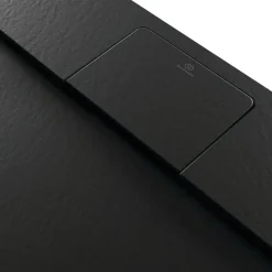 Ideal Standard Ultra Flat S i.life Jet Black Square Anti-Slip Stone Resin Shower Tray - 2 Sizes