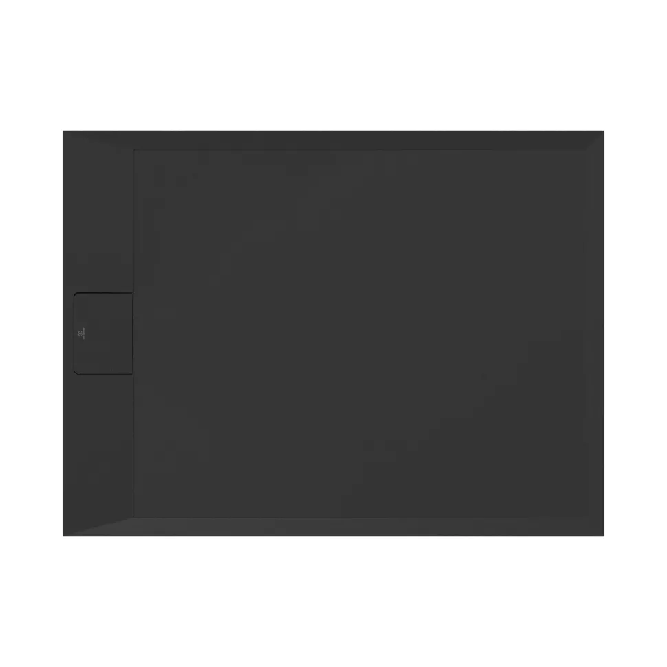 Ideal Standard Ultra Flat S i.life Jet Black Rectangular Anti-Slip Stone Resin Shower Tray - 5 Sizes