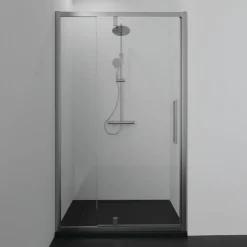 Ideal Standard Ultra Flat S i.life Jet Black Rectangular Anti-Slip Stone Resin Shower Tray - 5 Sizes