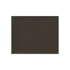 Ideal Standard Ultra Flat S i.life Jet Black Rectangular Anti-Slip Stone Resin Shower Tray - 5 Sizes