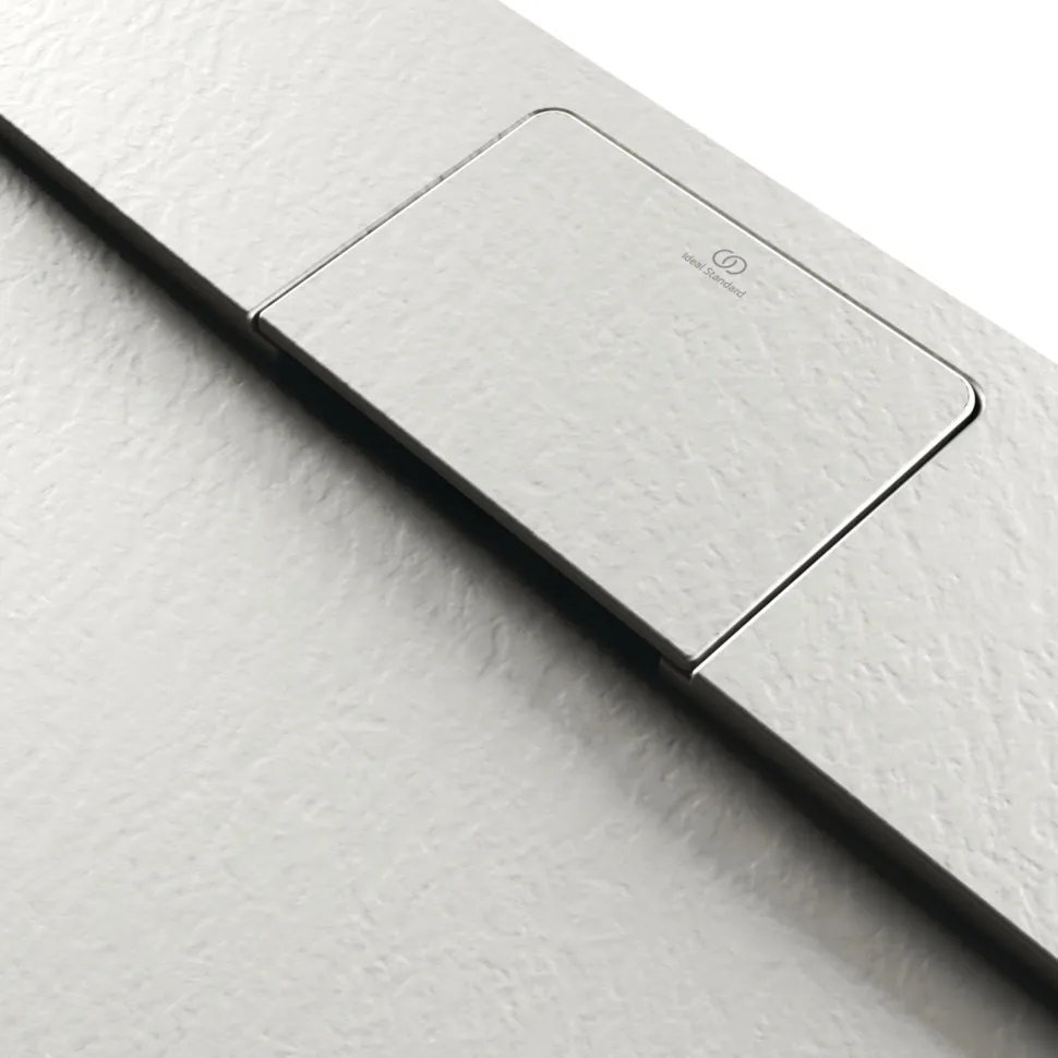 Ideal Standard Ultra Flat S i.life Pure White Rectangular Anti-Slip Stone Resin Shower Tray - 5 Sizes