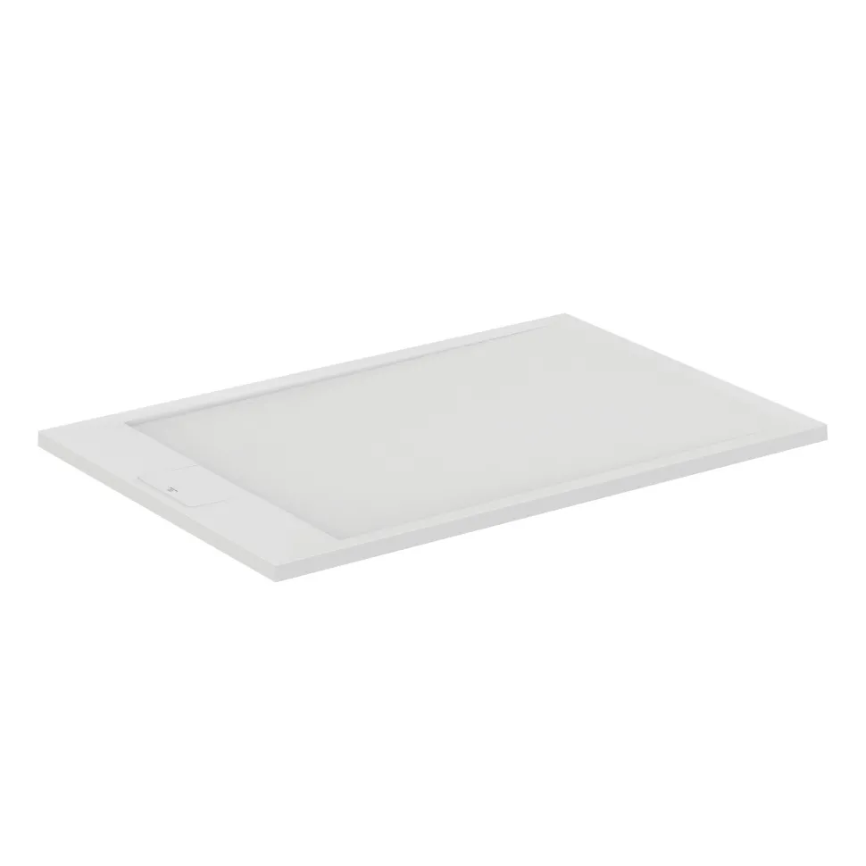 Ideal Standard Ultra Flat S i.life Pure White Rectangular Anti-Slip Stone Resin Shower Tray - 5 Sizes