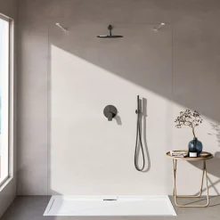 Ideal Standard Ultra Flat S i.life Pure White Rectangular Anti-Slip Stone Resin Shower Tray - 5 Sizes