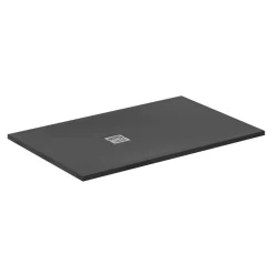 Ideal Standard Ultra Flat S+ Jet Black Rectangular Anti-Slip Stone Resin Shower Tray - 7 Sizes