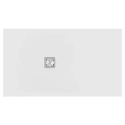 Ideal Standard Ultra Flat S+ Pure White Rectangular Anti-Slip Stone Resin Shower Tray - 7 Sizes