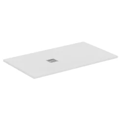 Ideal Standard Ultra Flat S+ Pure White Rectangular Anti-Slip Stone Resin Shower Tray - 7 Sizes