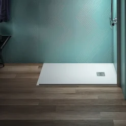 Ideal Standard Ultra Flat S+ Pure White Rectangular Anti-Slip Stone Resin Shower Tray - 7 Sizes