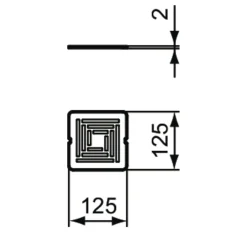 Ideal Standard Ultra Flat S + Shower Waste Cover