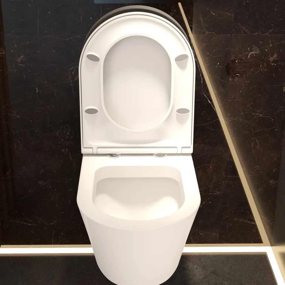 Imex Arco Rimless Wall Hung Toilet and Soft Close Seat