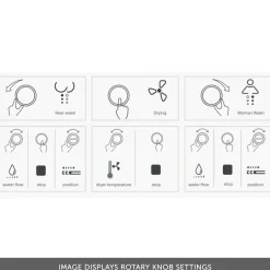 Imex Essence Wall Hung Toilet with Soft Close Seat & Remote Control